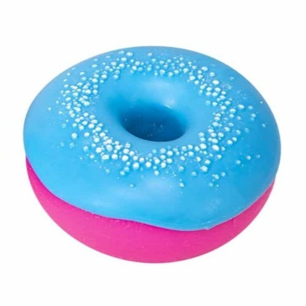 BLUE – NeeDoh DohNut Squishy Stress Ball Sugar Donut Fidget Toy Schylling NEW